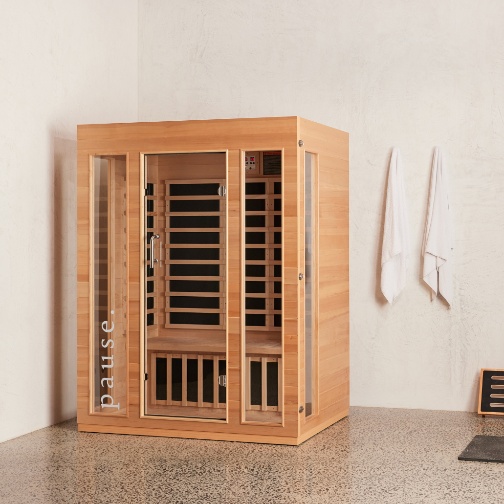pause. 3 person far infrared sauna